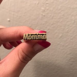 Souvenir jewelry “momma” stackable ring